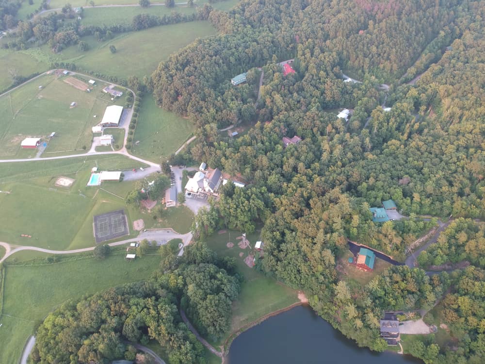 This is an aerial view of the Wears Valley.