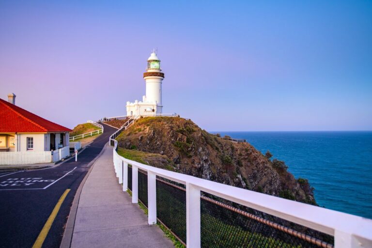 The Byron Bay lighthouse, stunning view.