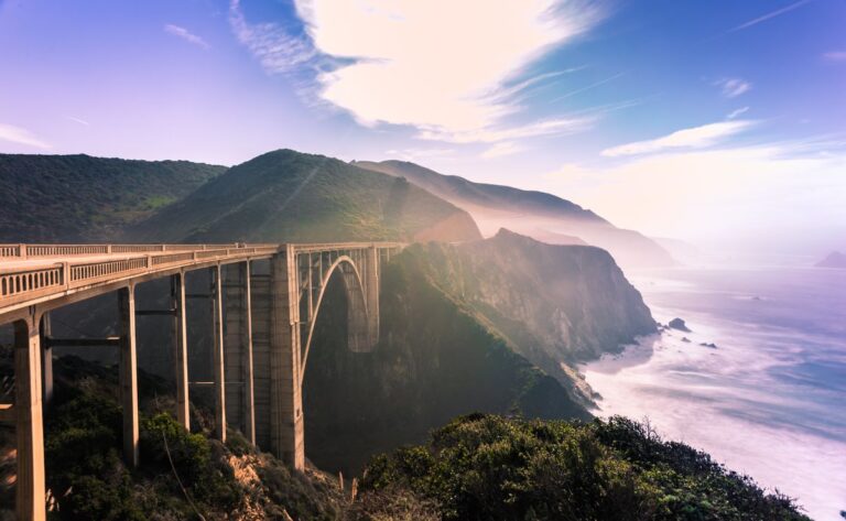 Bixby Bridge ocean view point, Carmel by the Sea.