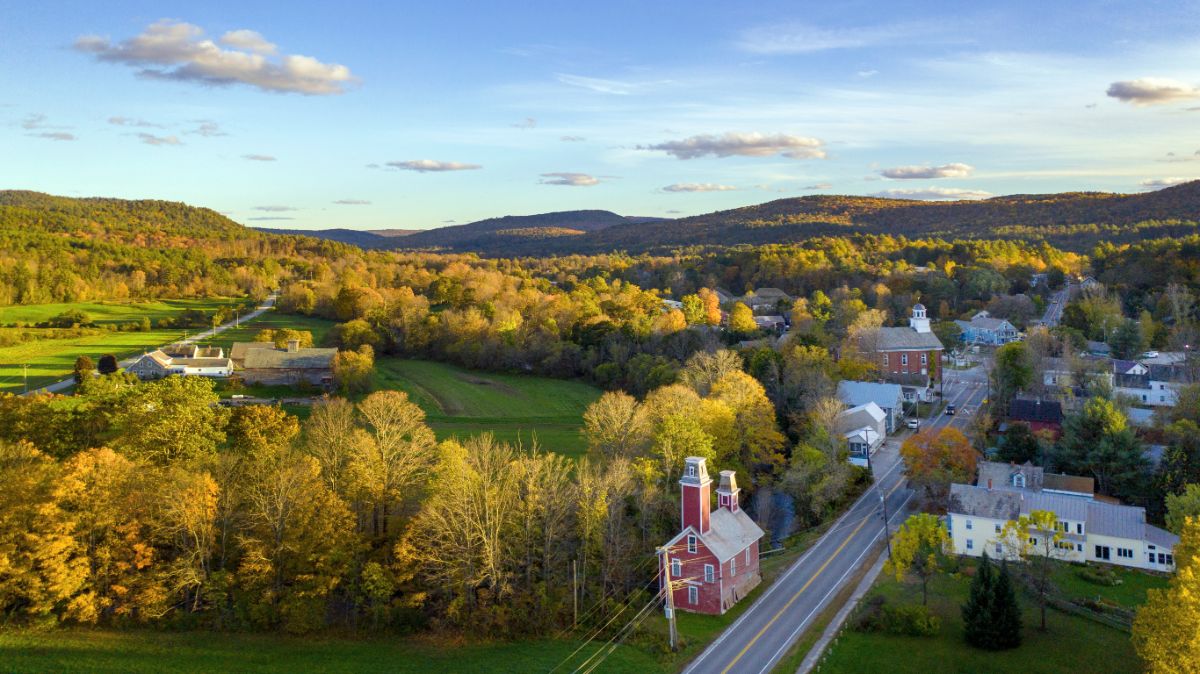 Historical Village District at Chester Vermont.