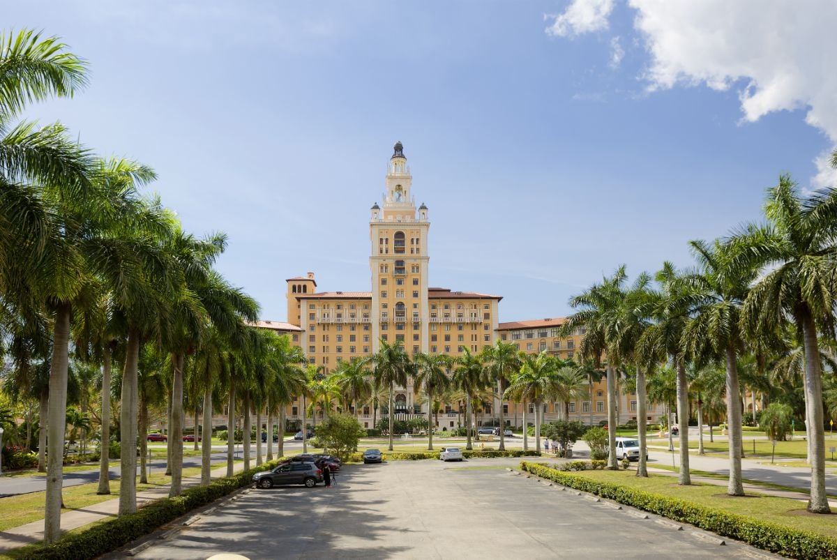 Luxury hotel at Coral Gables, Florida.