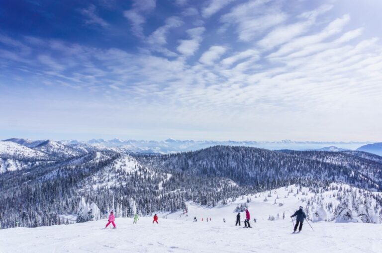 Ski resort at Whitefish, Montana.