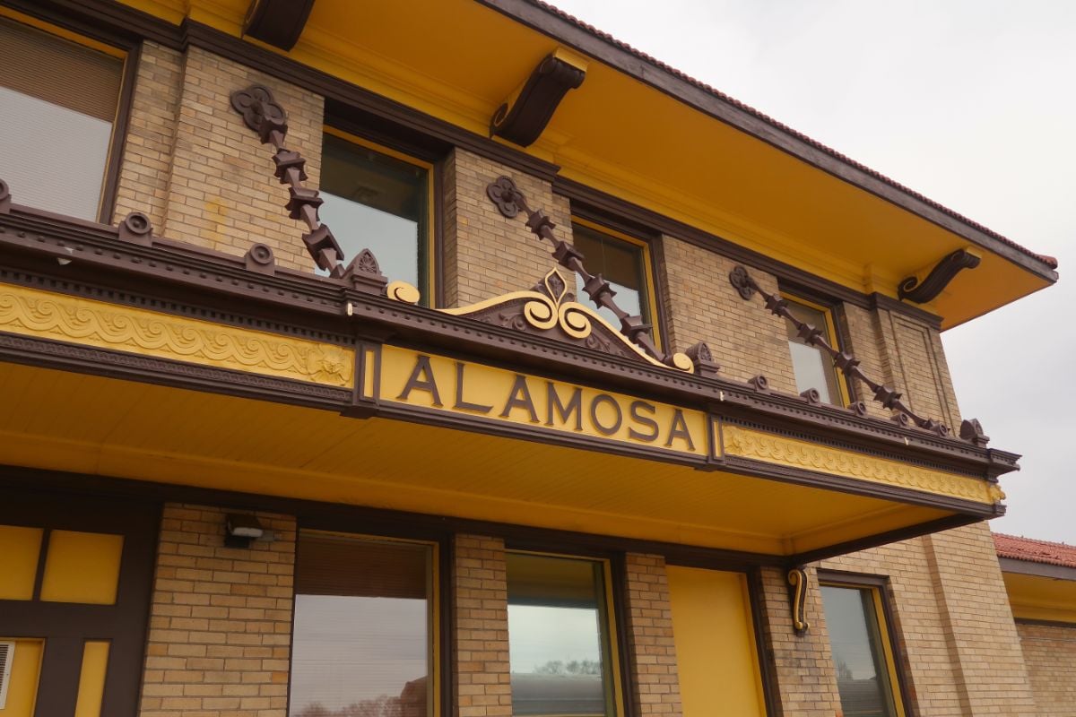 A historic house at Alamosa, Colorado.