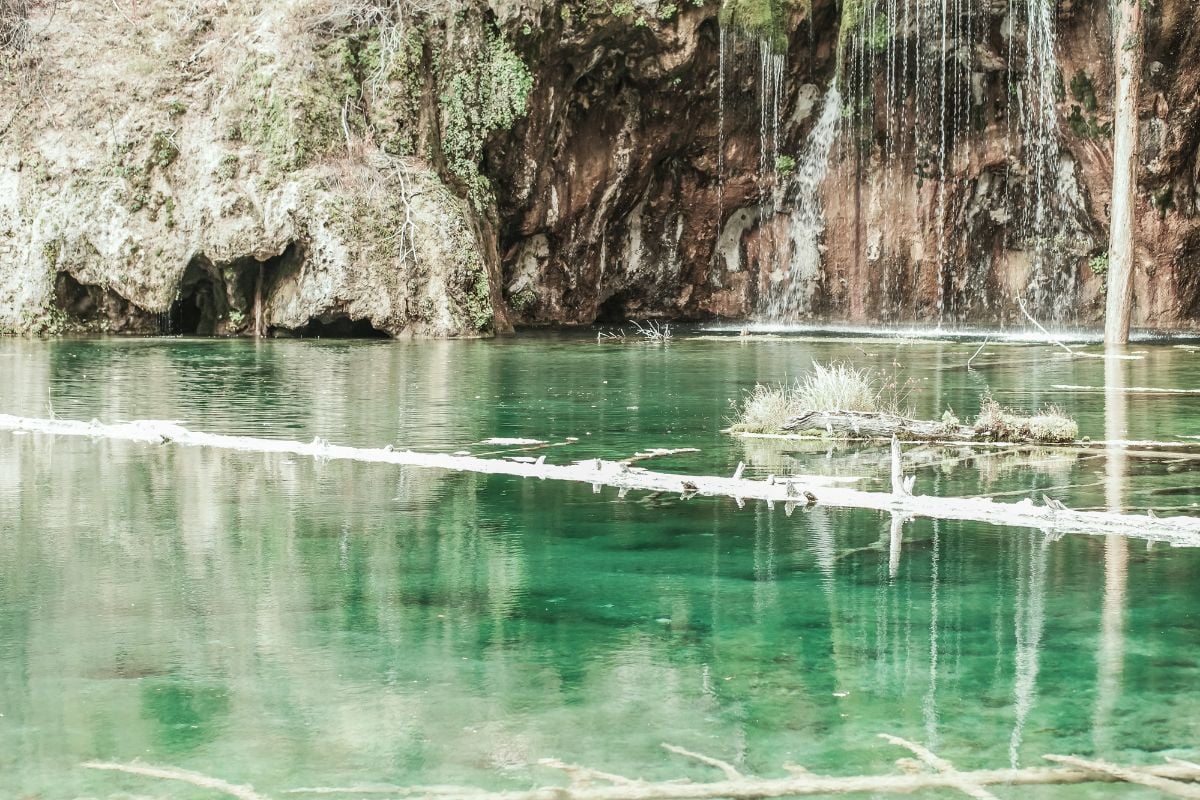 Hanging Lake at Glenwood Springs, Colorado.