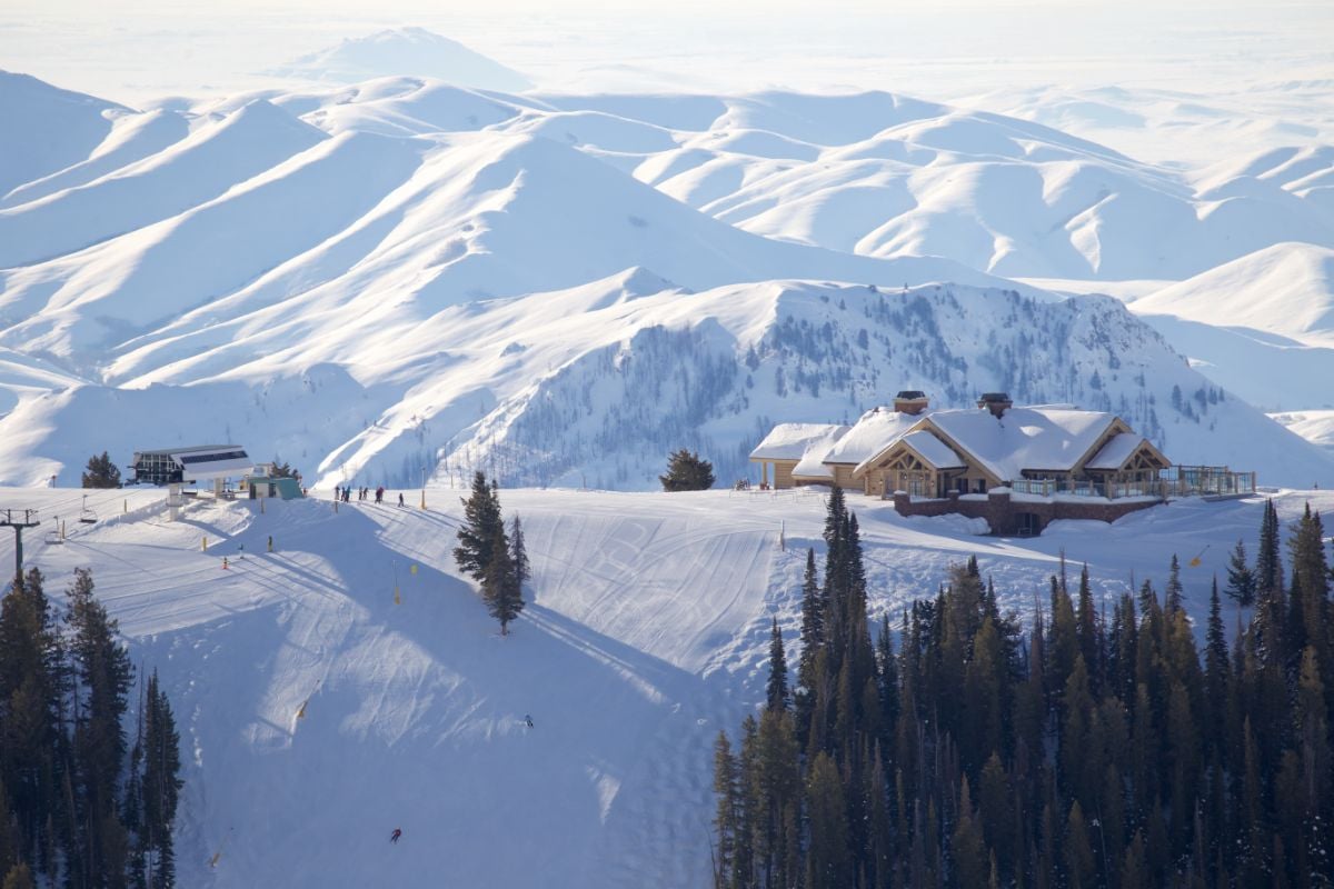 A hotel resort at Sun Valley, Idaho.