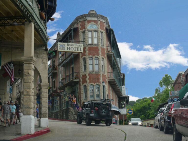 Basin Park Hotel at Eureka Springs, Arkansas.