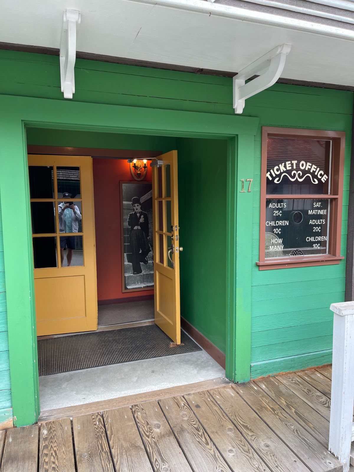 1920s movie theater at Burnaby Village Museum