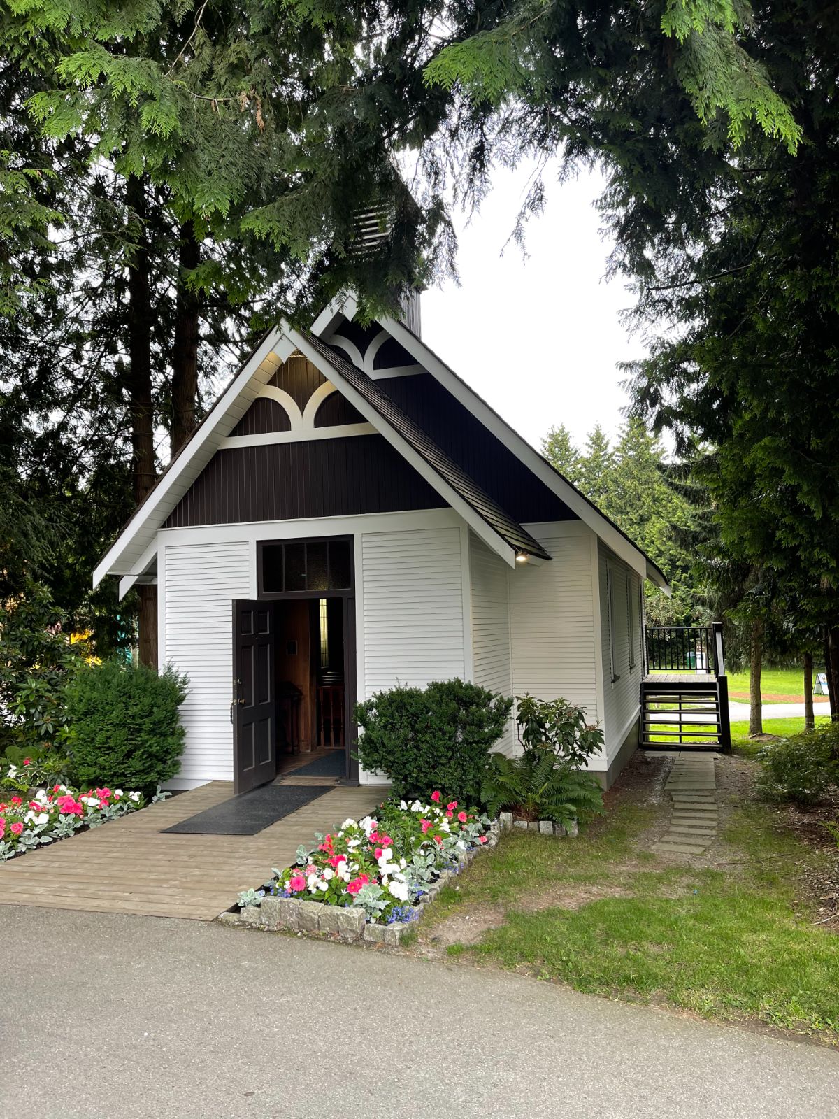 1920s church at Burnaby Village Museum