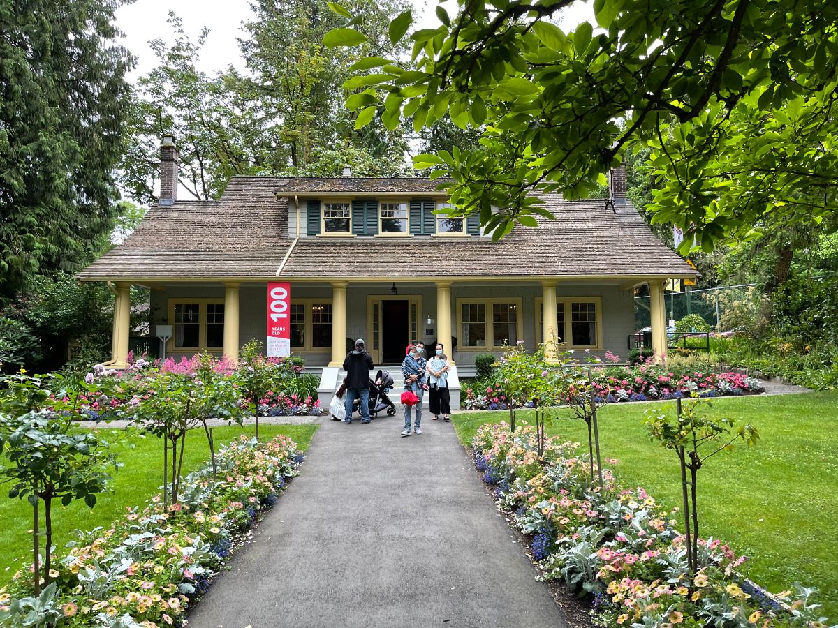 Large 1920s home at Burnaby Village Museum