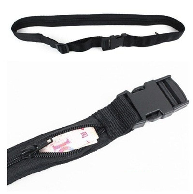 Anti Theft Secret Compartment Wallet Belt.