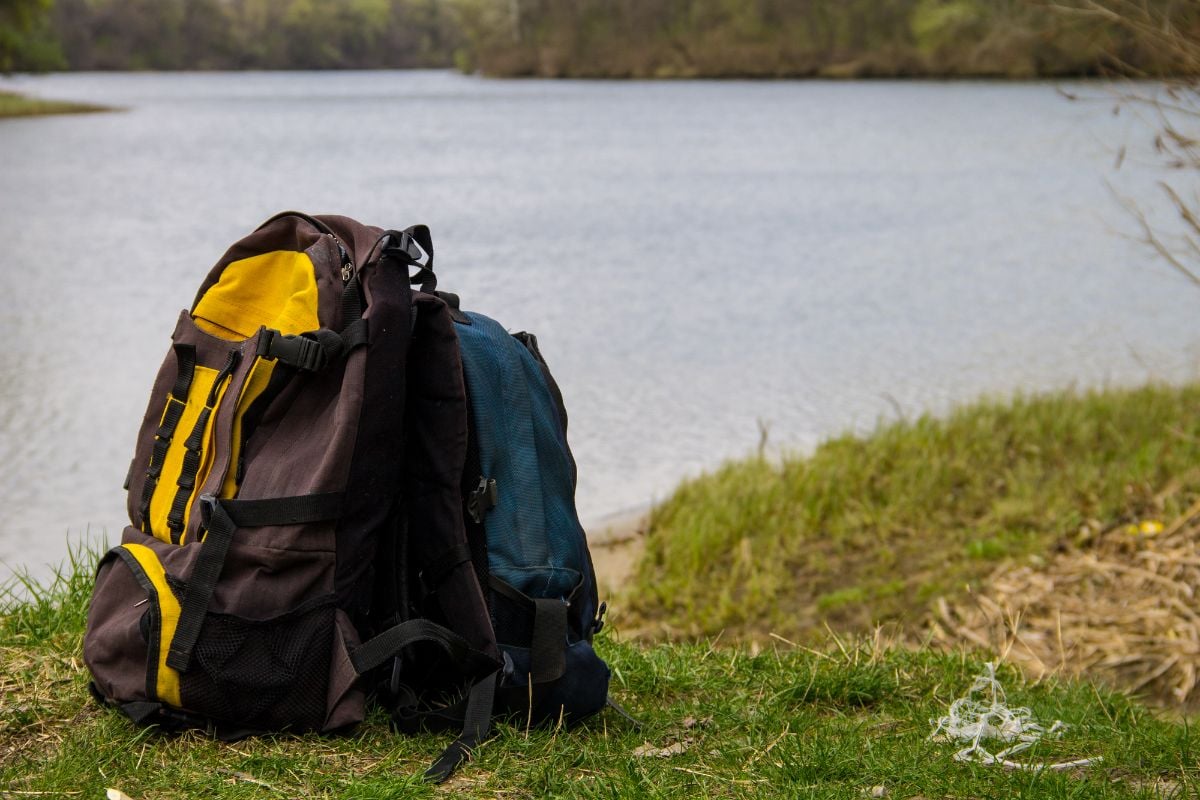 Two different types of backpack for hiking.