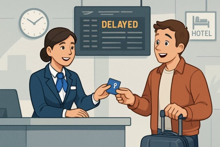 Can a flight delay turn into free hotel stays if you know what to say?