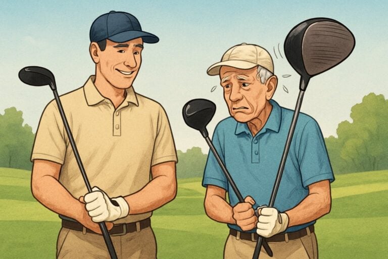 Is your golf driver be too heavy for your age?