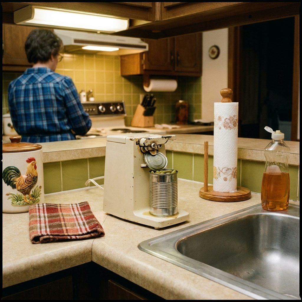 The Electric Can Opener That Permanently Occupied One Corner of the Kitchen Counter