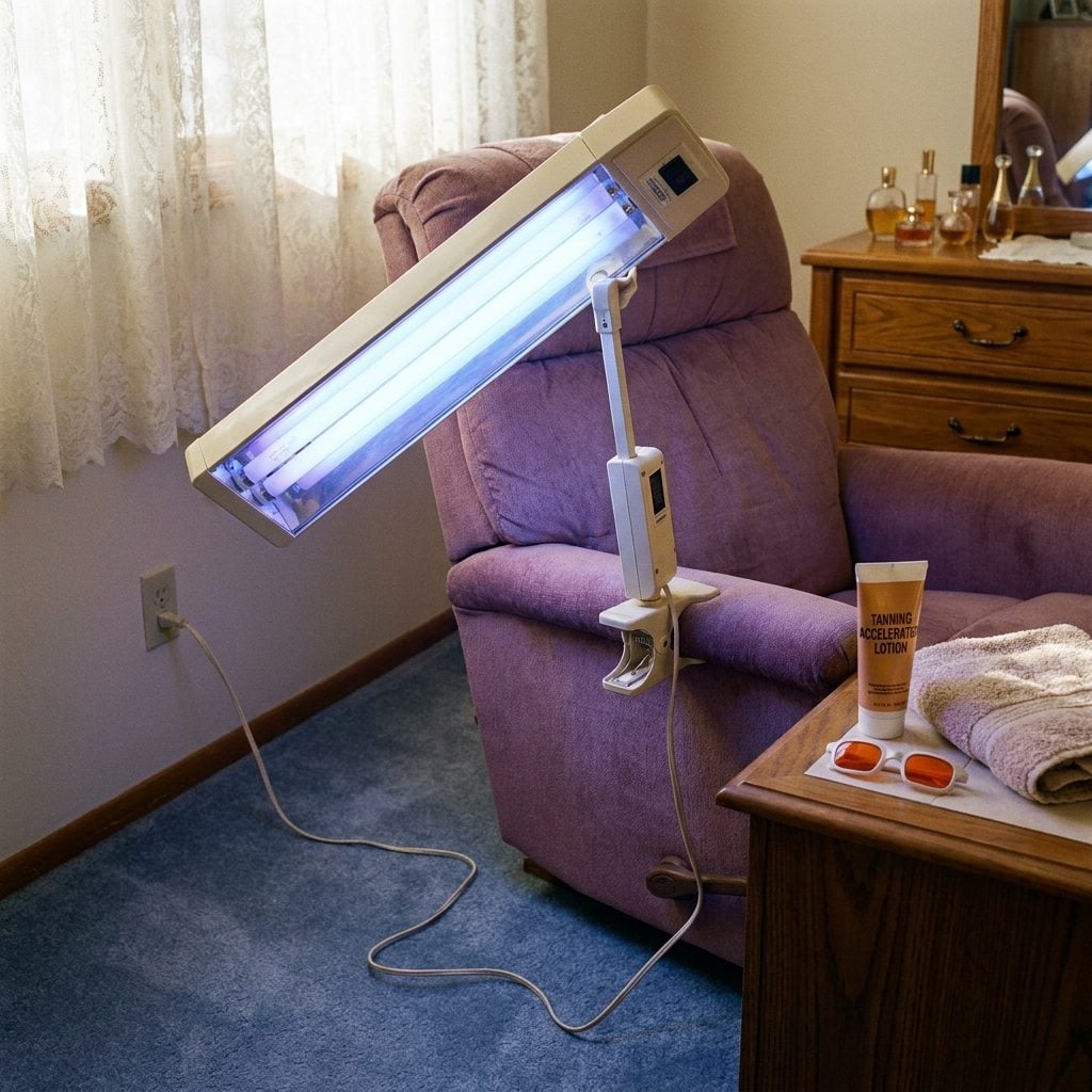 The Home Tanning Lamp That Looked Medically Questionable Even in 1986