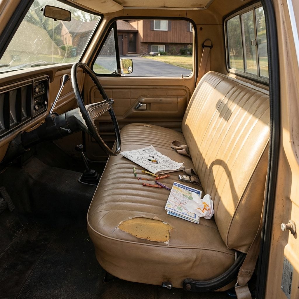 No Extended Cab Because Kids Just Piled Into the Front Bench, Three or Four Deep