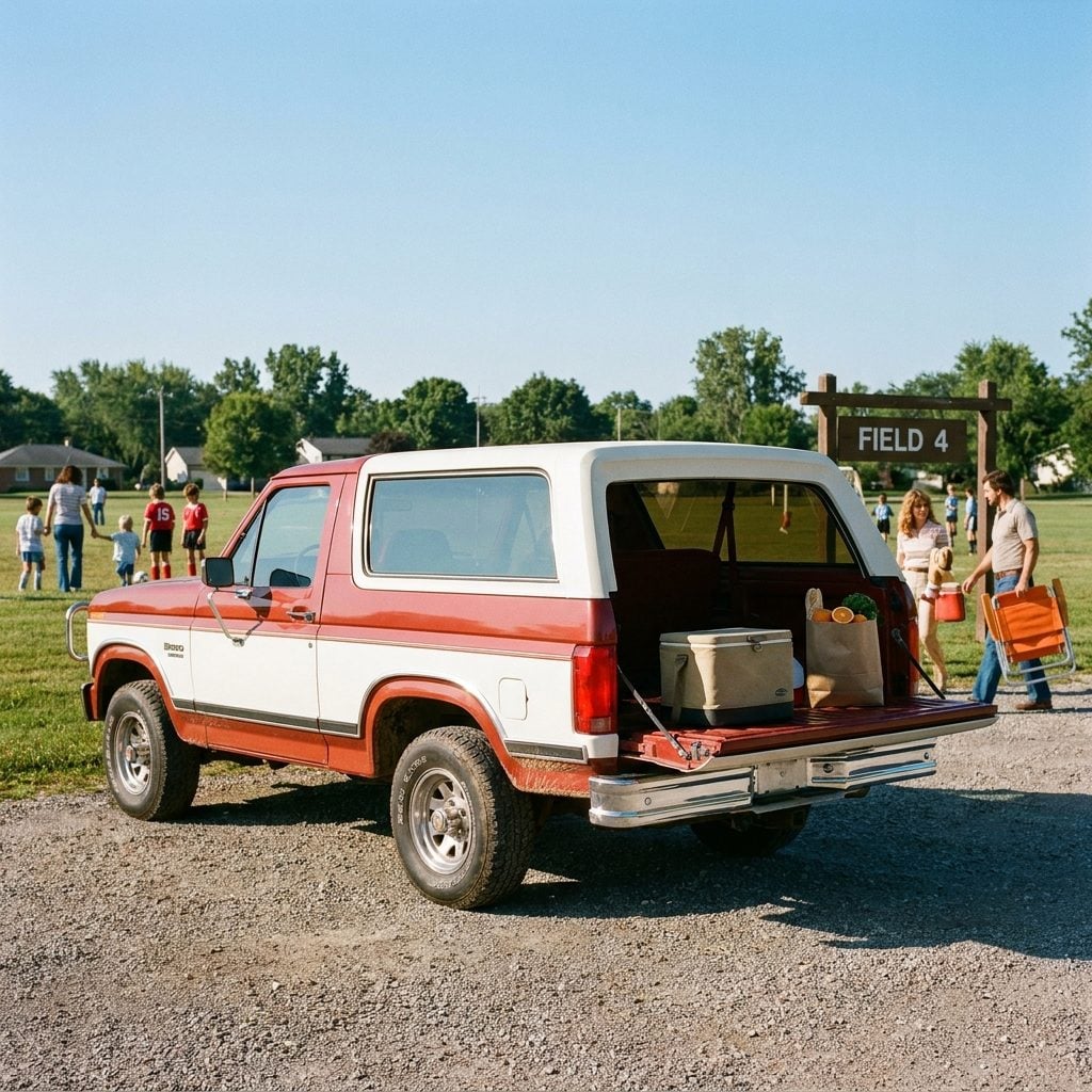 The Ford Bronco That Somehow Looked Right Parked Outside Both the Soccer Field and a Colorado Trailhead