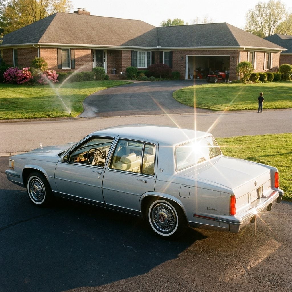 The Cadillac Sedan DeVille Loaded With Enough Chrome to Cause Problems for Drivers Behind It in Direct Sunlight