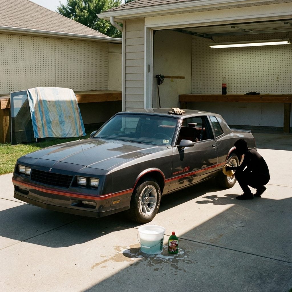 The Chevrolet Monte Carlo SS with T-Top Roofs and Endless Driveway Polishing Sessions