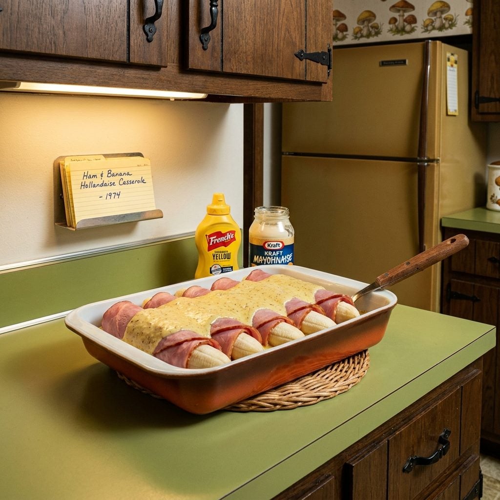Ham and Banana Hollandaise Casserole, the Dish Nobody Asked For Twice