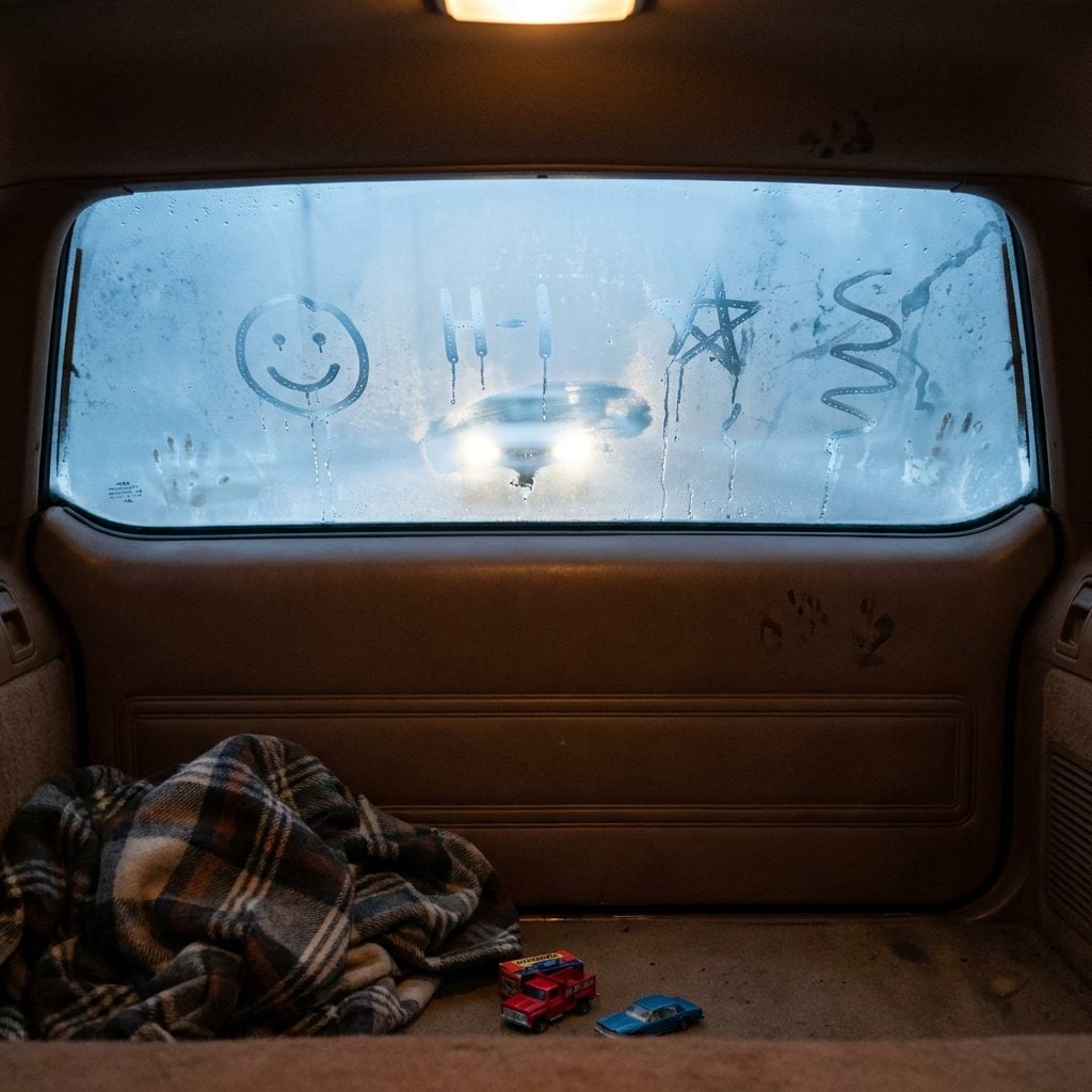 The Tiny Rear Window Fogging Up Completely Until You Were Sealed in Your Own Little World