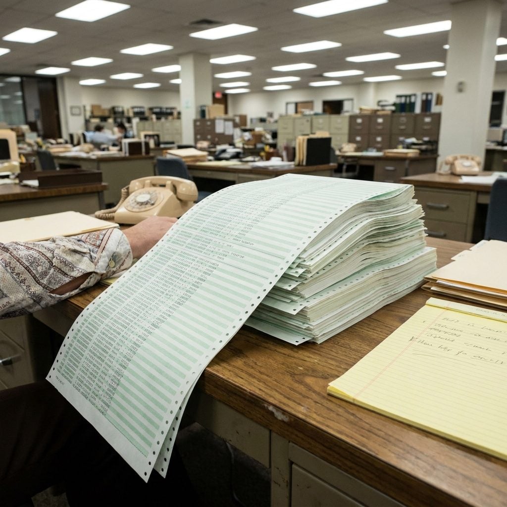 The Fan-Fold Computer Printout That Arrived From Data Processing and Confused Absolutely Everyone