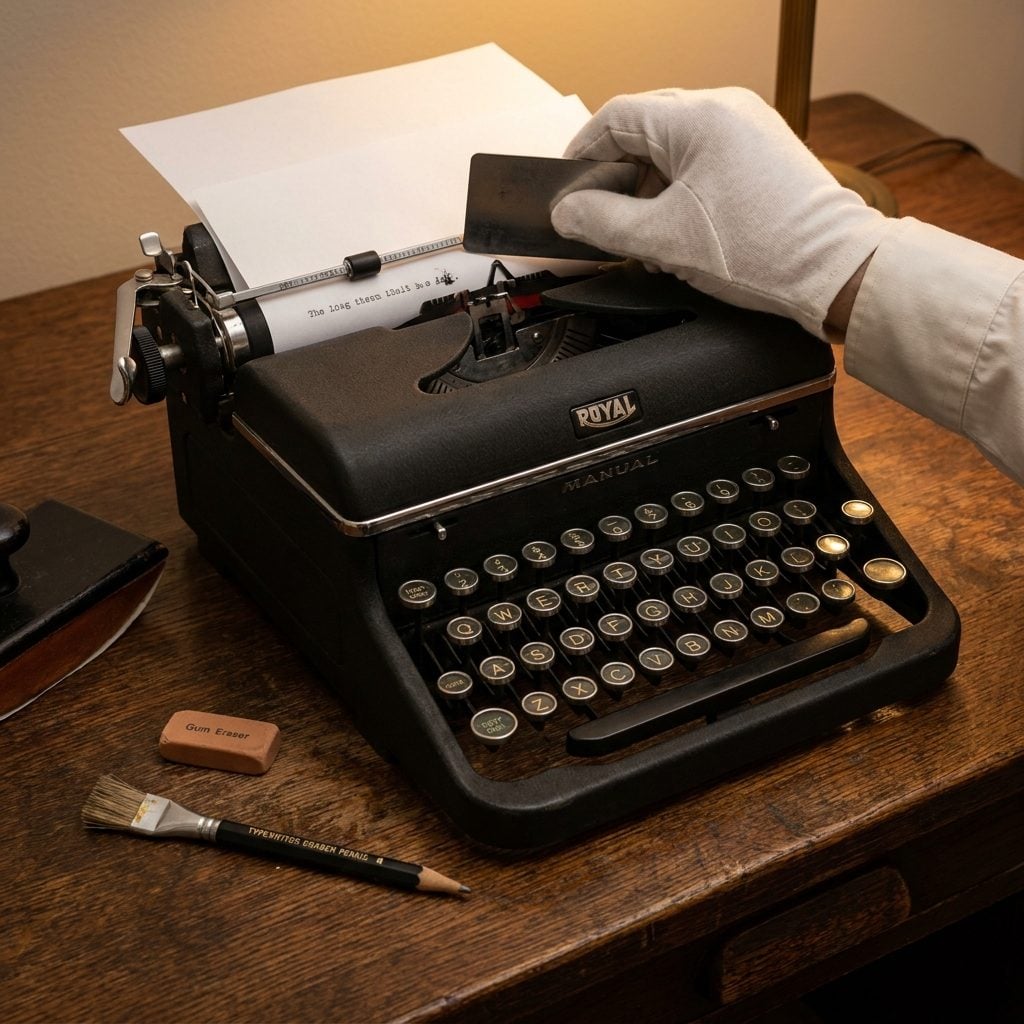 Erase a Typing Error So Cleanly the Page Still Looked Perfect