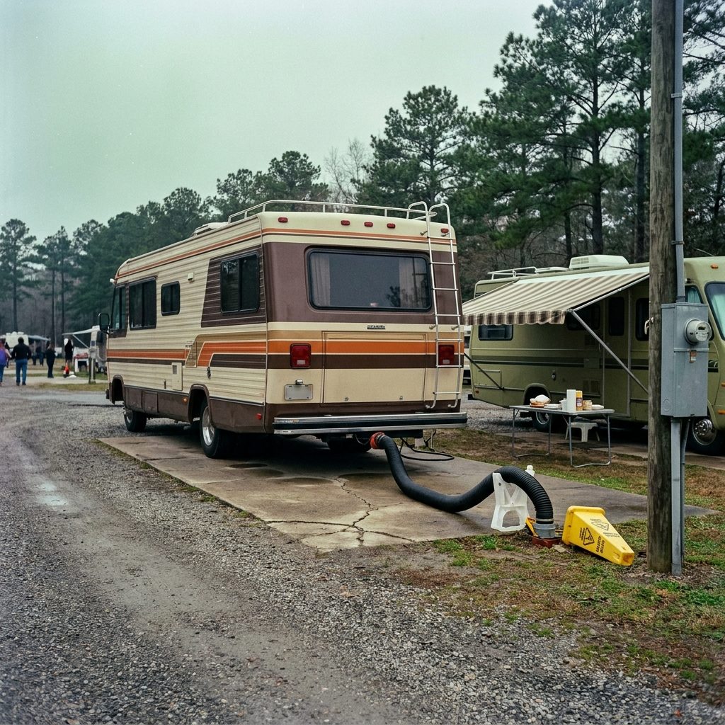 The RV Sewer Hookup Situation, Which We Collectively Agreed to Never Discuss