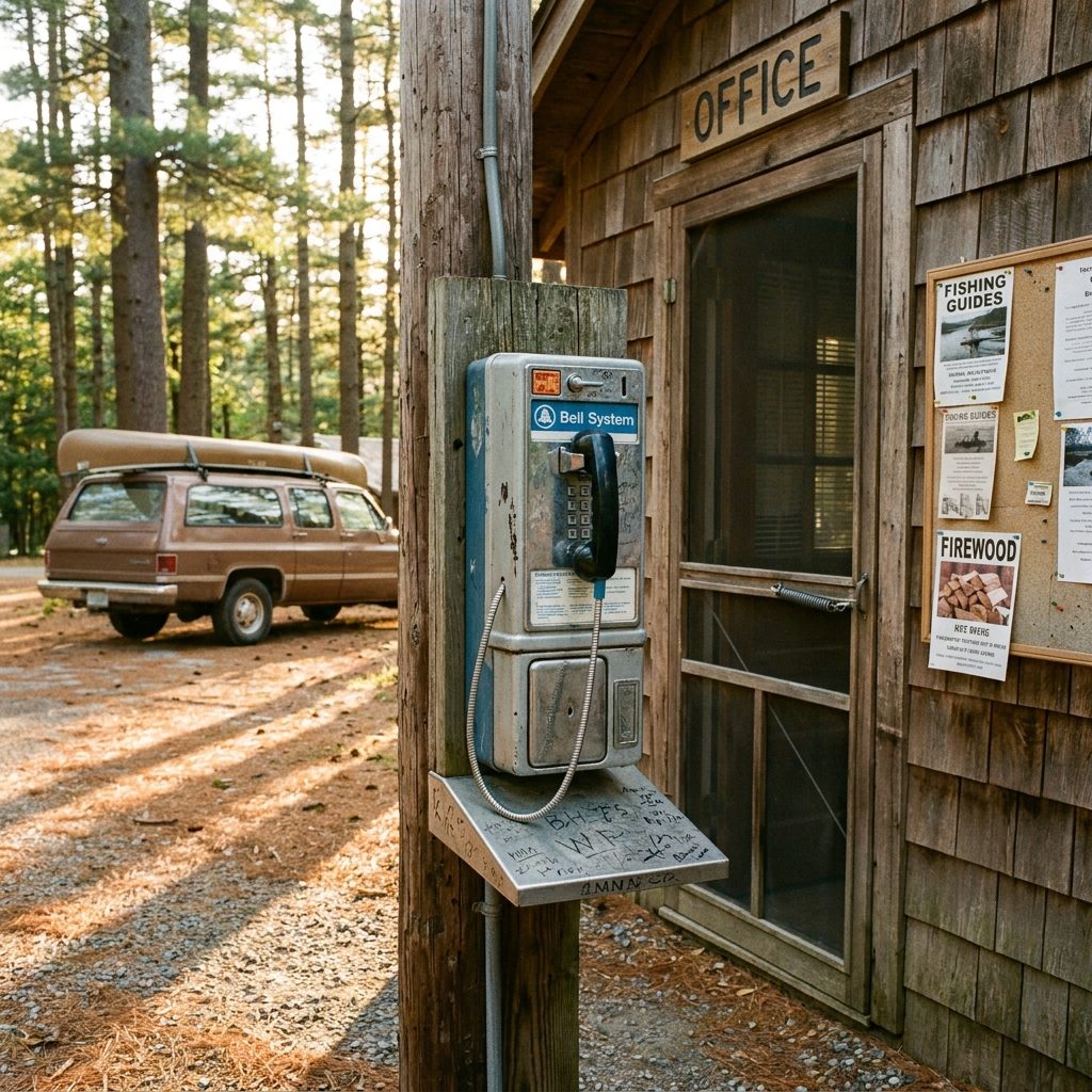 The Pay Phone at the Camp Office Was Your Only Link to Civilization, and You Were Fine With That