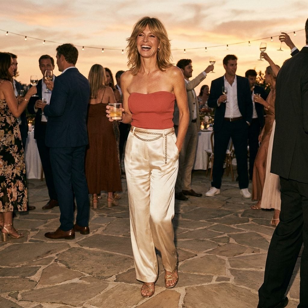 Tube Tops and Ultra-Low-Rise Satin Pants: The Summer Party Uniform of 1977