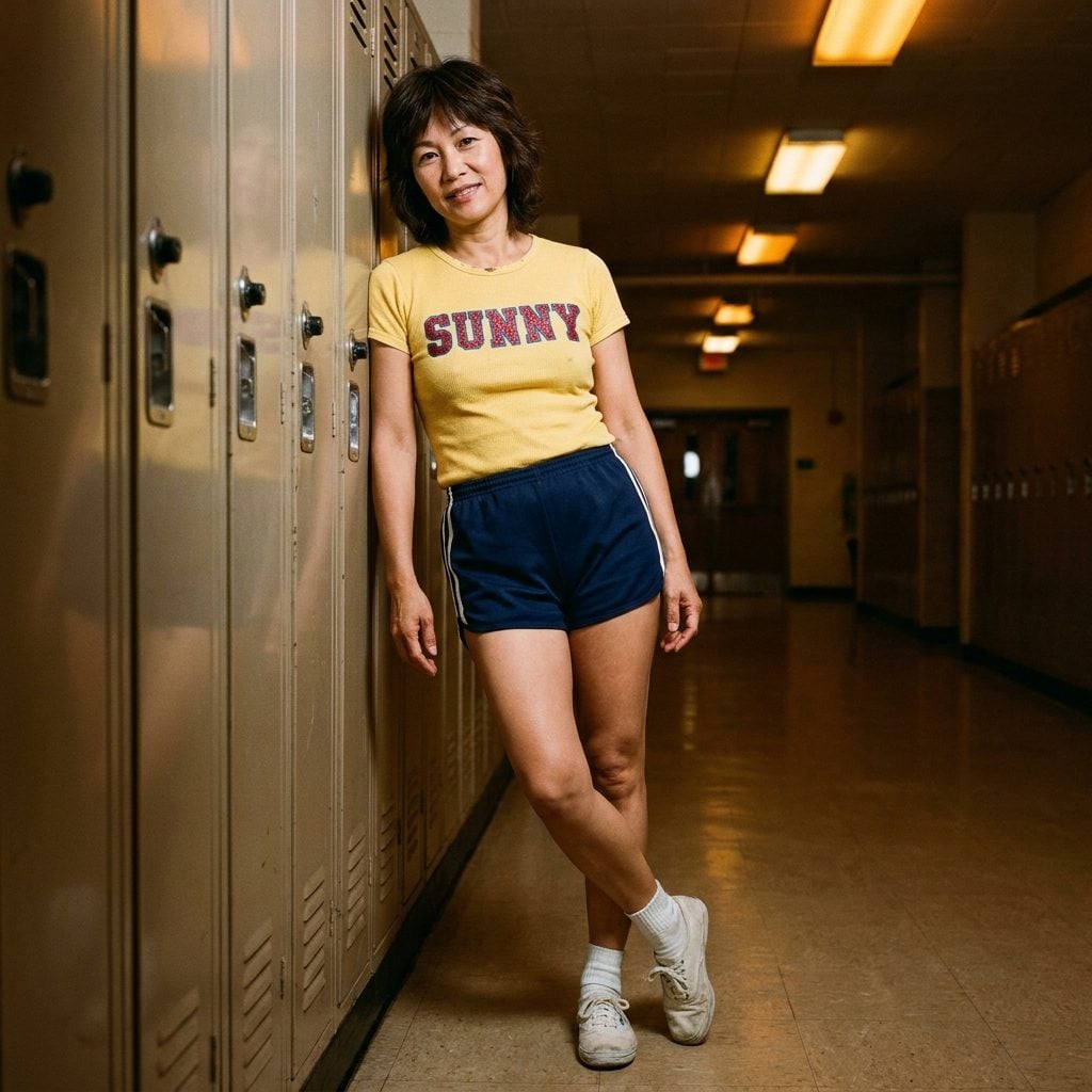 The Iron-On Letter T-Shirt Paired With Gym Shorts That Were, Respectfully, Extremely Short
