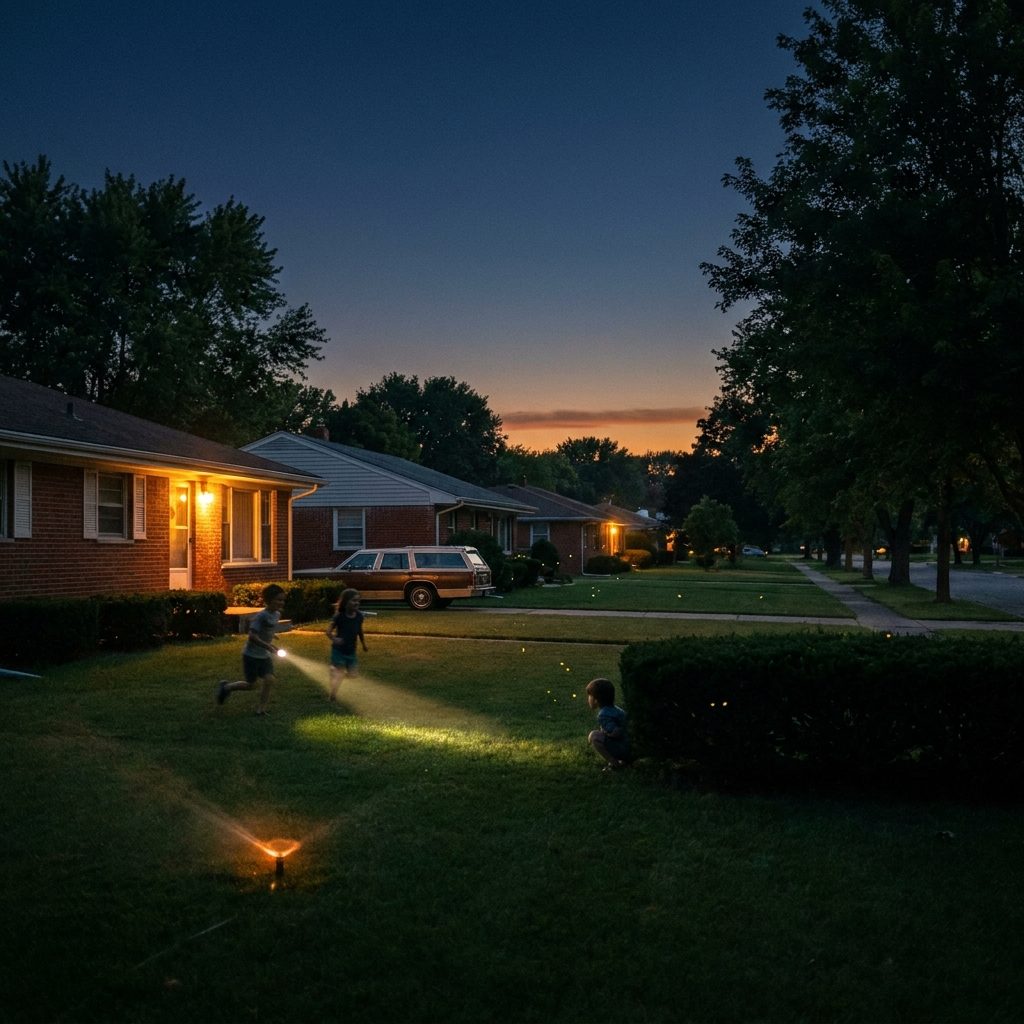 Flashlight Tag After Dark When the Whole Neighborhood Was the Playing Field