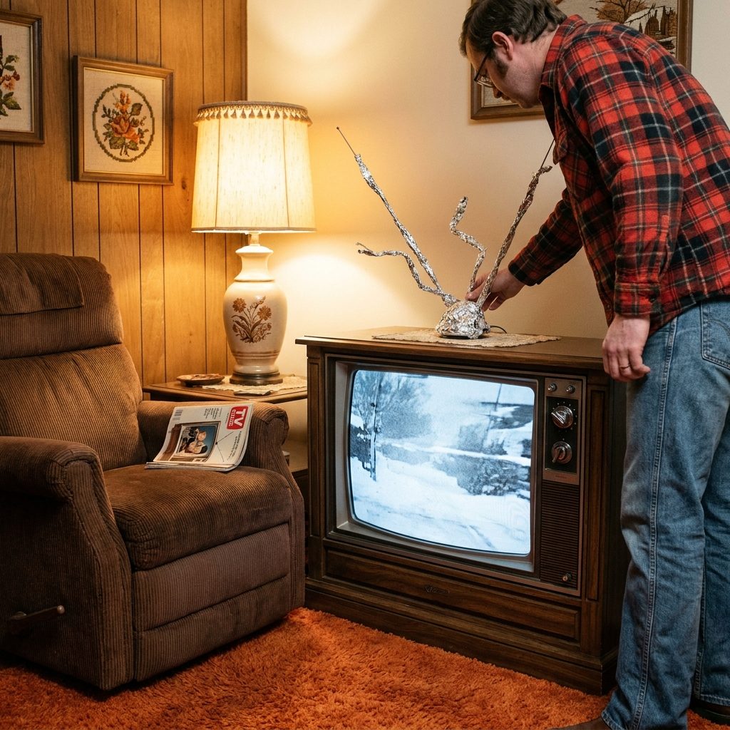 The Aluminum Foil Antenna Situation, Which Was Both Ridiculous and Completely Serious