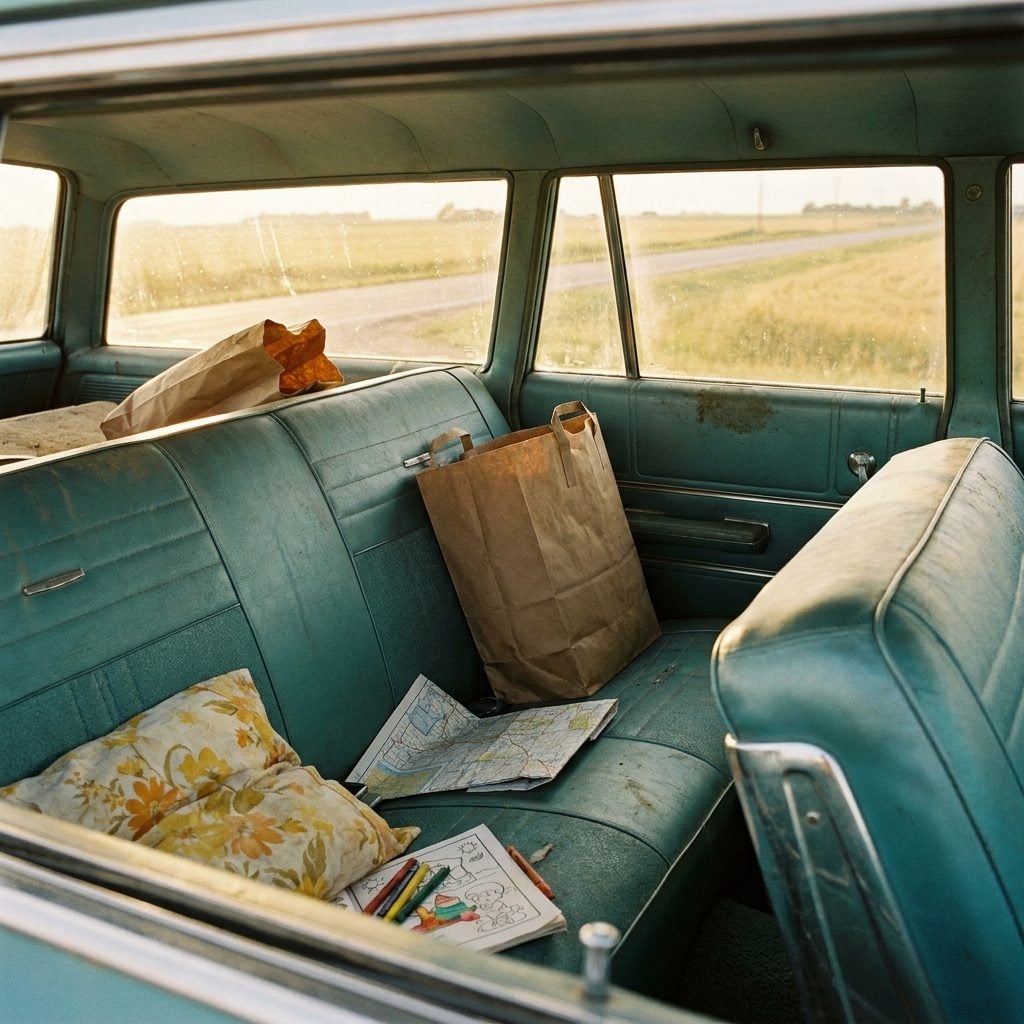 The Paper Bags for Car Sickness Tucked Under Every Seat