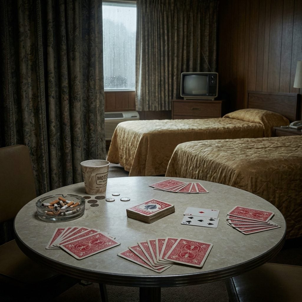 Decks of Playing Cards So Worn You Could Identify the Ace of Spades by Its Bent Corner
