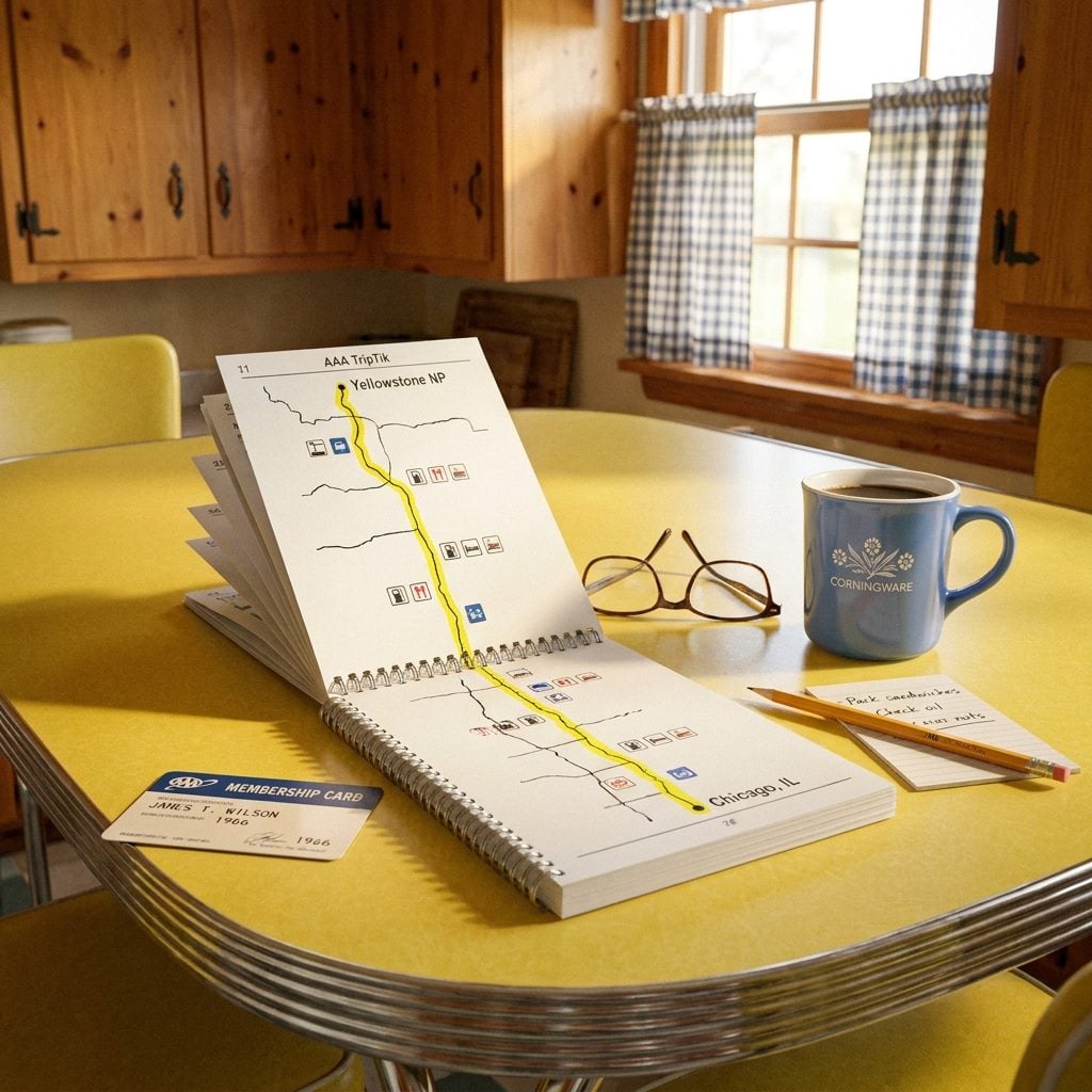 The AAA TripTik: A Spiral-Bound Route Book That Made You Feel Like a Navigator