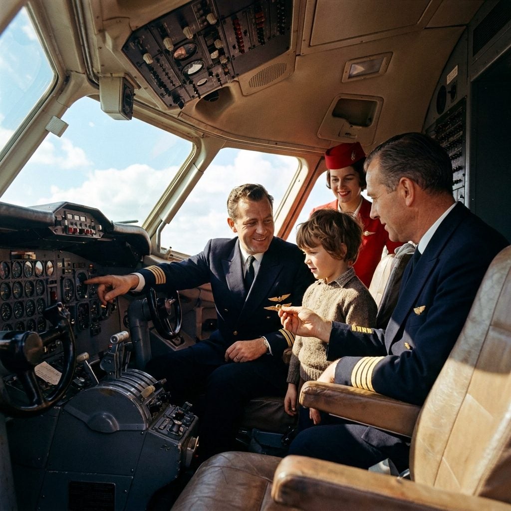 Kids Got Personal Cockpit Tours at 30,000 Feet, While the Plane Was Flying