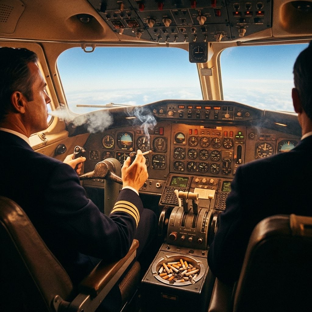 Yes, the Pilots Were Smoking. In the Cockpit. While Flying the Plane.