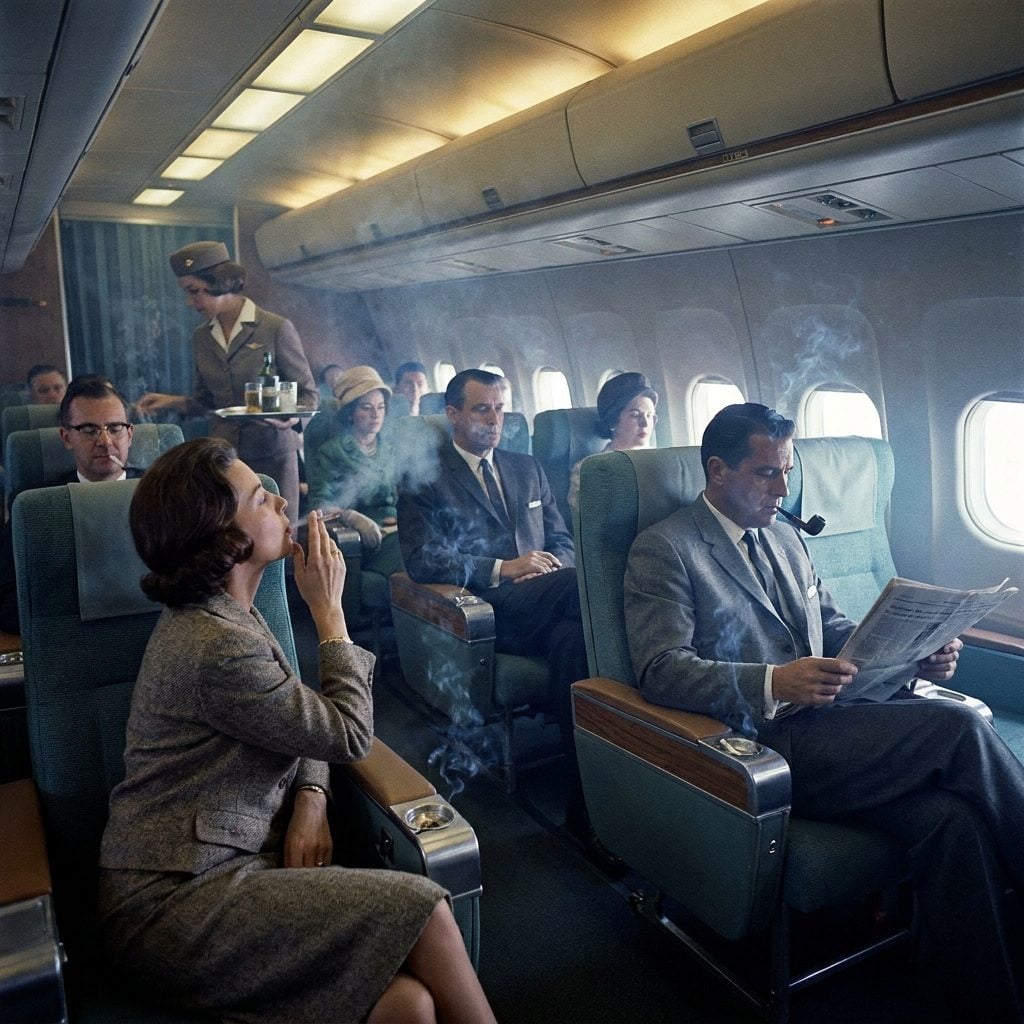 Cigars, Pipes, Cigarettes: The Cabin Was One Long Rolling Smoking Lounge