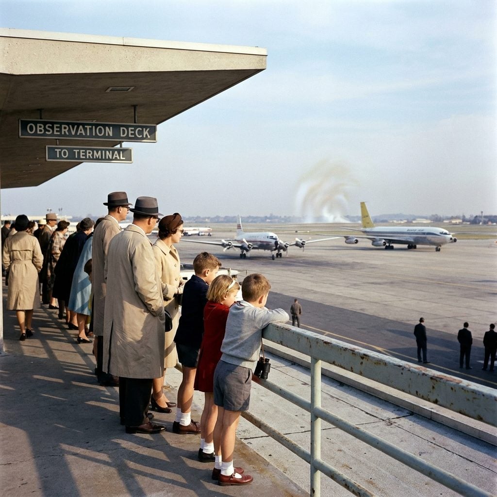 The Observation Deck Was the Airport's Main Attraction (Even If You Weren't Flying)