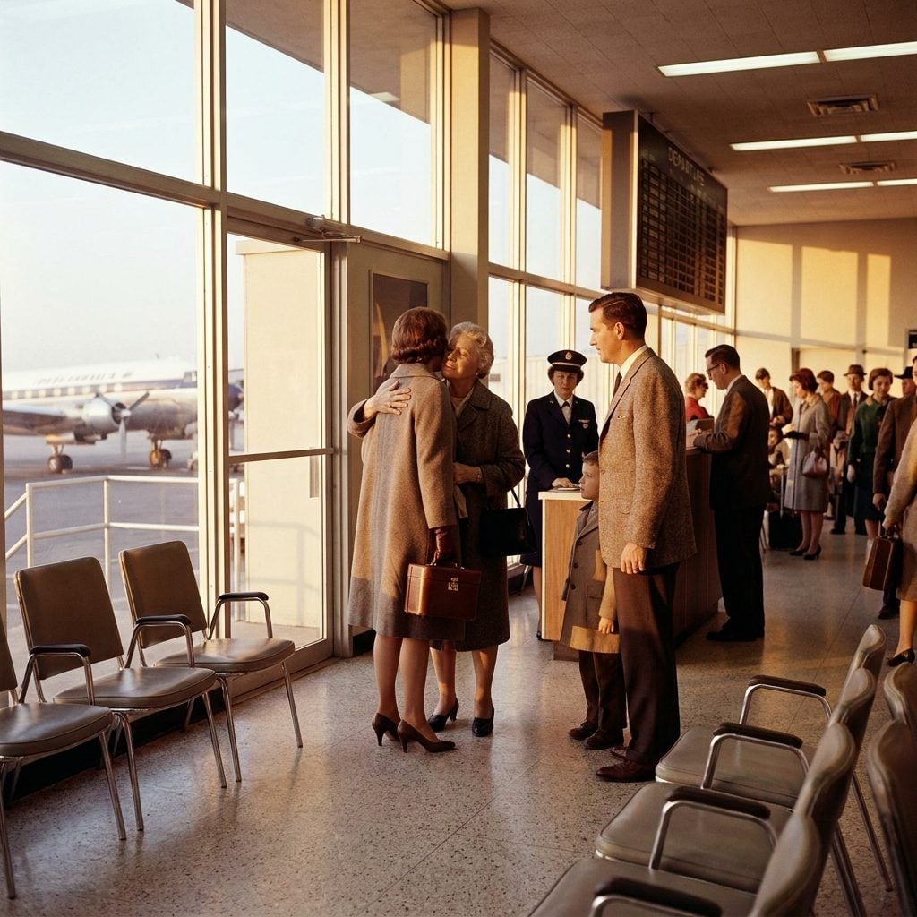 Your Whole Family Walked You to the Gate, Watched the Plane Push Back, and Waved