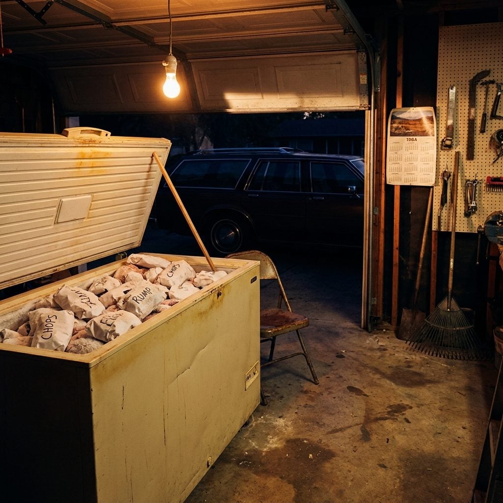The Chest Freezer Full of Mystery Meat in White Butcher Paper