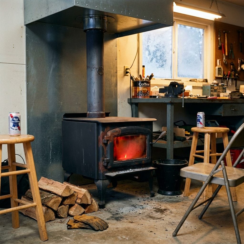 The Wood-Burning Stove That Turned the Garage Into the Hottest Room in America