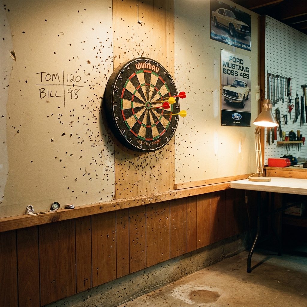 The Dartboard Surrounded by Years of Optimistic Near-Misses