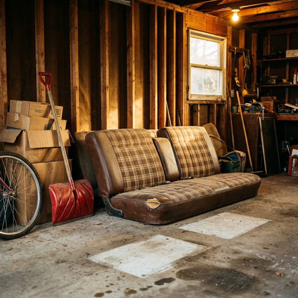 The Station Wagon Seats Leaning Against the Wall for Absolutely No Reason