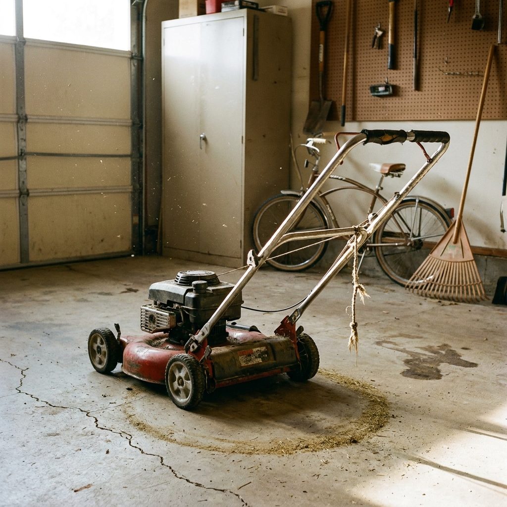 The Push Mower That Started on Pure Stubbornness and Nothing Else