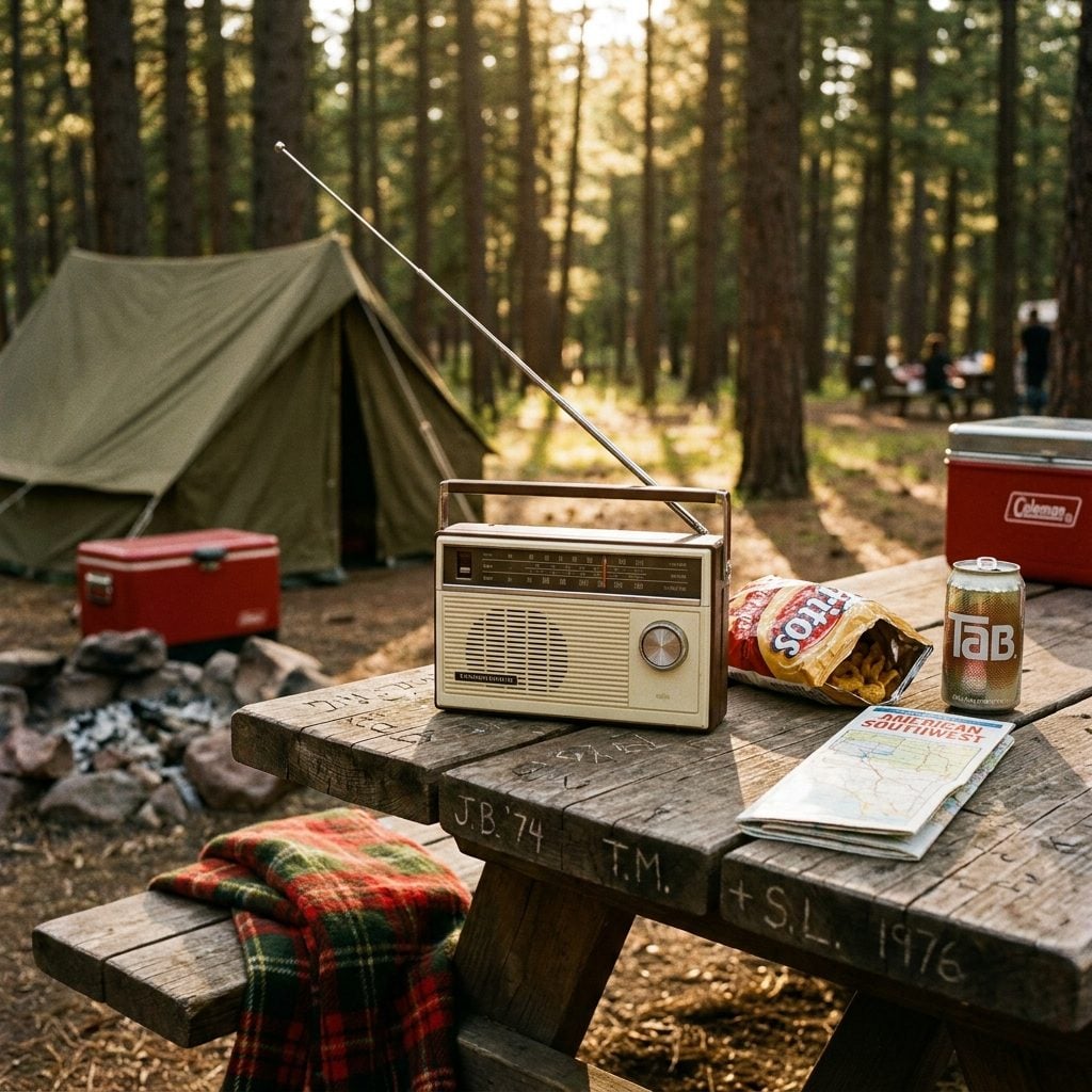 The Transistor Radio That Went to the Beach, the Pool, the Campsite, and the Backseat