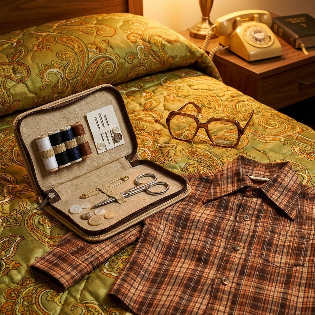 A Sewing Kit for Emergency Hem Repairs and Missing Buttons