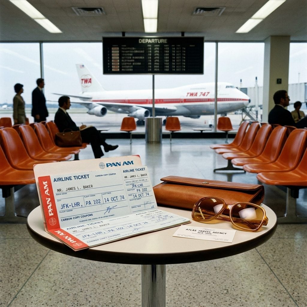 A Paper Airline Ticket Booklet Guarded More Carefully Than Jewelry