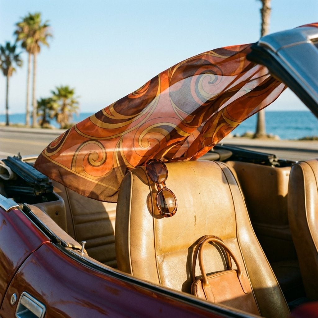 The Scarf Specifically Reserved for Riding in Convertibles With the Top Down